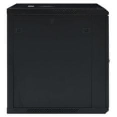 Vidaxl 12U Nástenná serverová skriňa 19" 600x600x640 mm IP20