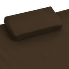 Vidaxl Záhradná posteľ hnedá 200x173 cm oceľová