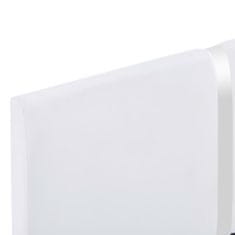 Vidaxl Posteľný rám, biely, umelá koža 120x200 cm
