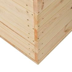 Vidaxl Úložný box 120x63x60 cm borovicový masív