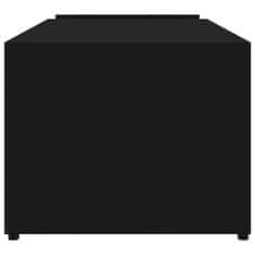 Vidaxl Konferenčný stolík čierny 90x45x35 cm drevotrieska