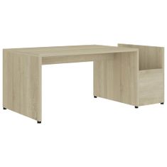 Vidaxl Konferenčný stolík dub sonoma 90x45x35 cm kompozitné drevo