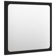 Vidaxl Kúpeľňové zrkadlo čierne 40x1,5x37 cm drevotrieska