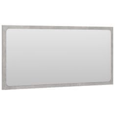 Vidaxl Kúpeľňové zrkadlo betónovo-sivé 80x1,5x37 cm drevotrieska