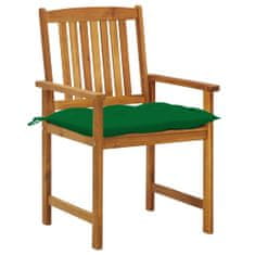 Petromila vidaXL Záhradné stoličky s podložkami 6 ks masívne akáciové drevo
