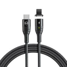 Mcdodo MCDODO MAGNETICKÝ USB-C PD LIGHTNING KÁBEL PRE IPHONE XS 11 12 13 14 20W 1M