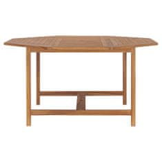 Petromila vidaXL Záhradný stôl 150x150x75 cm, tíkový masív