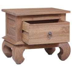 Vidaxl Nočný stolík 45x35x40 cm masívne teakové drevo