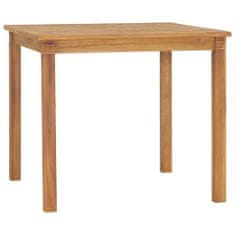 Petromila vidaXL Záhradný jedálenský stôl 85x85x75 cm teakový masív
