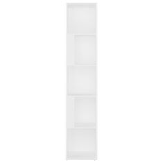 Petromila vidaXL Rohová skrinka, biela 33x33x164,5 cm, kompozitné drevo