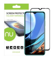 Nuvo Ochranné sklo NUVO na Xiaomi Redmi 9T čierny rám