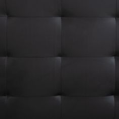 Vidaxl Rám postele čierny umelá koža 200x180 cm