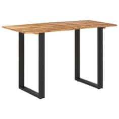 Vidaxl Jedálenský stôl 118x58x76 cm masívne akáciové drevo