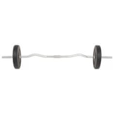 Vidaxl Súprava činiek barbell a dumbbell 30 kg