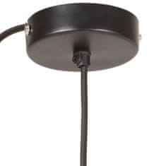 Vidaxl Závesná lampa 25 W, čierna, okrúhla 17 cm E27