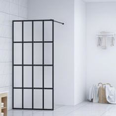 Vidaxl Sprchová zástena walk-in, matné tvrdené sklo 90x195 cm