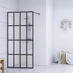 Vidaxl Sprchová zástena walk-in, priehľadné tvrdené sklo 80x195 cm