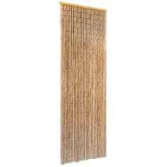 Vidaxl Záves proti hmyzu do dverí, bambus 56x185 cm