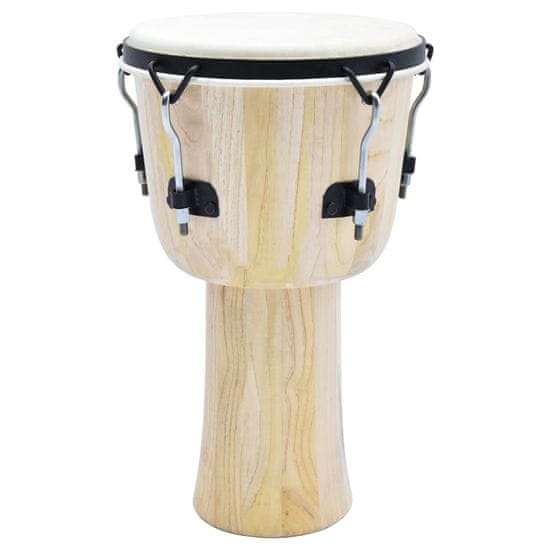 Vidaxl Bubon djembe s kolíkovým ladením 12" kozia koža