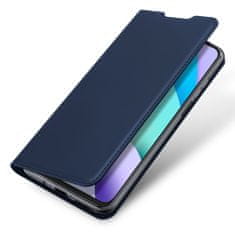 Dux Ducis Skin Pro knižkové kožené puzdro na Xiaomi Redmi 10, modré