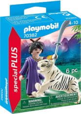 Playmobil PLAYMOBIL Special Plus 70382 Ázijská bojovníčka s tigrom