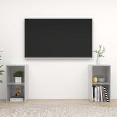 Vidaxl TV skrinky 2 ks, betónovo sivé 72x35x36,5 cm, kompozitné drevo