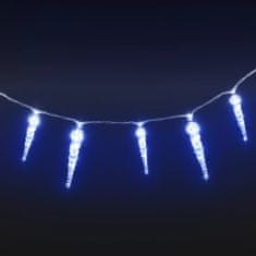 Vidaxl Vianočné svetelné cencúle 200 ks, modré, akryl