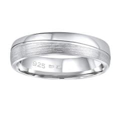 Silvego Snubný strieborný prsteň Glamis pre mužov aj ženy QRD8453M (Obvod 64 mm)