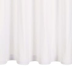 Vidaxl Závesy s kovovými očkami 2 ks bavlna 140x245 cm biele