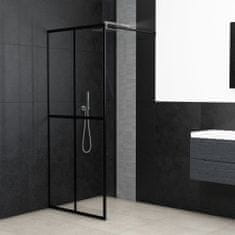 Vidaxl Sprchová zástena walk-in, priehľadné tvrdené sklo 140x195 cm