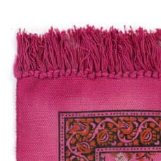 Vidaxl Kilim bavlnený koberec so vzormi 160x230 cm fuchsia