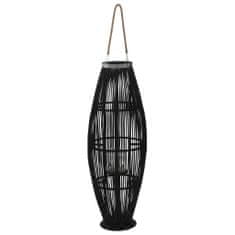shumee Závesný svietnik čierny 95 cm bambusový