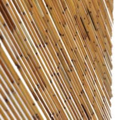 Vidaxl Záves proti hmyzu do dverí, bambus 100x220 cm