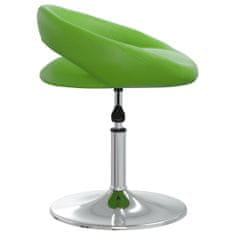Vidaxl Barová stolička zelená umelá koža