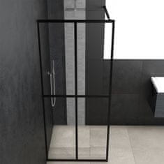 Vidaxl Sprchová zástena walk-in, priehľadné tvrdené sklo 100x195 cm