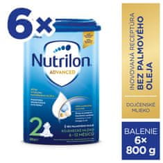 Nutrilon 2 pokračovacie dojčenské mlieko 6x 800g, 6+