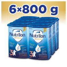 Nutrilon 3 batoľacie mlieko 6x 800g, 12+