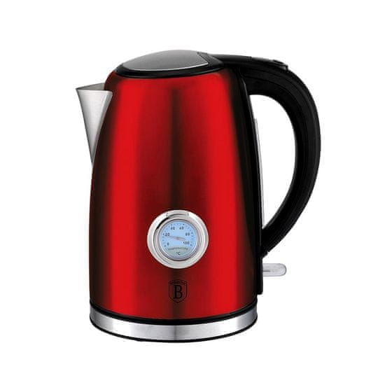 Berlingerhaus Elektrická kanvica 1,7 l s termostatom Burgundy Metallic Line BH-9068