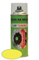 CARTUNING 2-K PUR Farba na brzdové strmene a bubny v spreji 400ml, ŽLTÁ 1160