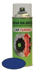 CARTUNING 2-K PUR Farba na brzdové strmene a bubny v spreji 400ml, SIGNÁLNÍ MODRÁ 5500