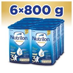 Nutrilon 3 Vanilla batoľacie mlieko 6x 800 g, 12+