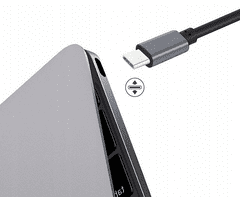 CO2 Co2 Adaptér USB-C na HDMI 4K Kábel Space Gray CO2-0112