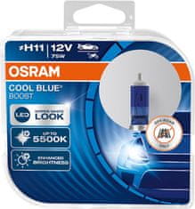 Osram Osram Cool Blue Boost H11 12V 75W 62211CBB-HCB - 2KS