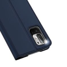 Dux Ducis Skin Pro knižkové kožené puzdro na Xiaomi Redmi Note 10 5G / Poco M3 Pro, modré