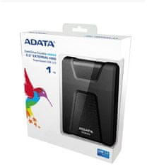 A-Data HD650, USB3.1 - 4TB (AHD650-4TU31-CBK), čierny