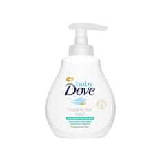 Dove Umývací gél pre deti na telo i vlásky baby (Head To Toe Wash Sensitive Moisture ) (Objem 400 ml)