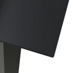 Petromila vidaXL 3-dielna vonkajšia jedálenská súprava PVC ratanová čierna