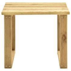 Petromila vidaXL Záhradné ležadlo so stolom impregnované borovicové drevo