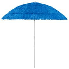 Vidaxl Plážový slnečník modrý 240 cm