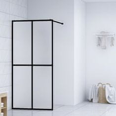 Vidaxl Sprchová zástena walk-in, matné tvrdené sklo 90x195 cm